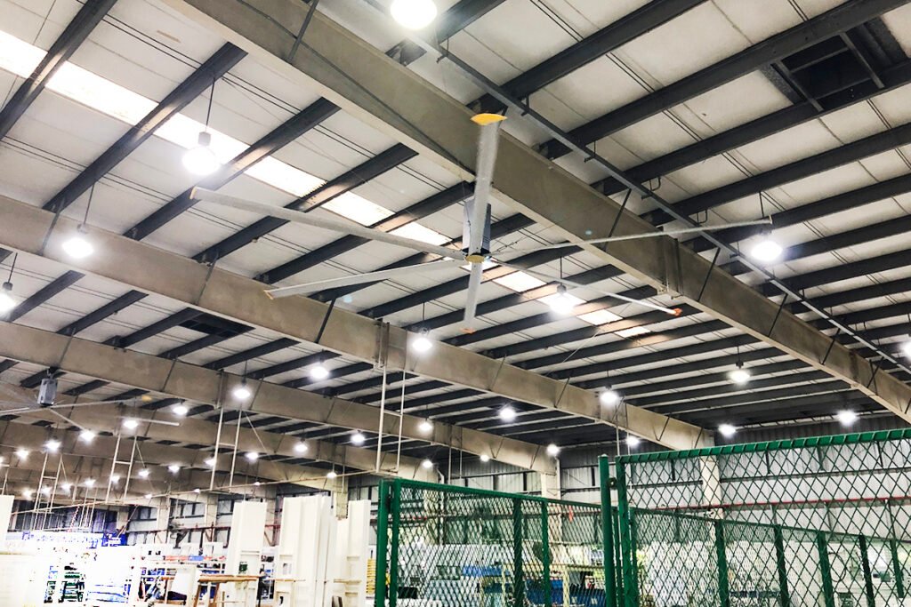 Ceiling-Beam-Mounted HVLS Fan