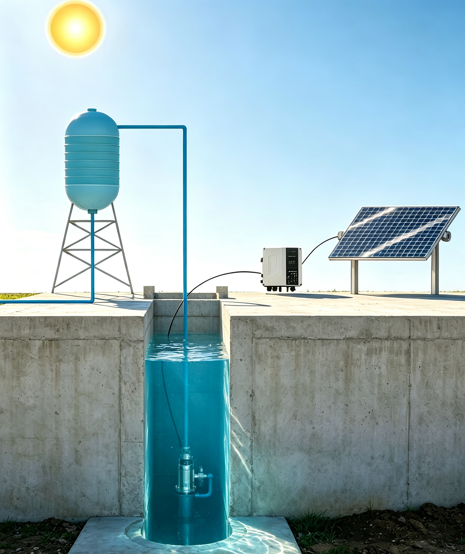 Working Principle of Solar Water Pump