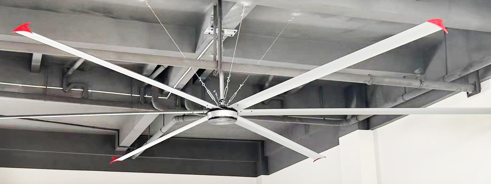 Ceiling-mounted HVLS PMSM large fans